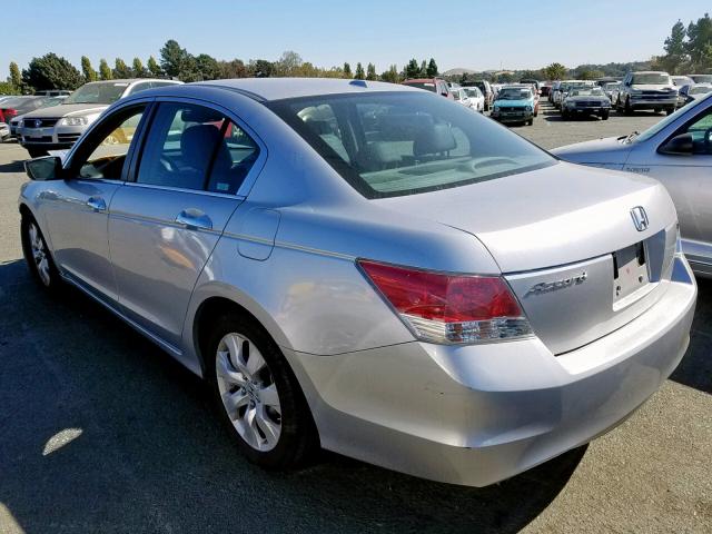 1HGCP368X8A035790 - 2008 HONDA ACCORD EXL SILVER photo 3