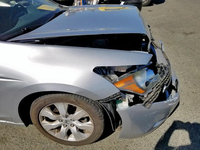 1HGCP368X8A035790 - 2008 HONDA ACCORD EXL SILVER photo 9