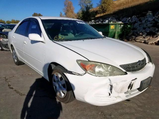 4T1BE32K13U134048 - 2003 TOYOTA CAMRY LE WHITE photo 1