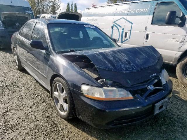 1HGCG56431A095408 - 2001 HONDA ACCORD LX BLACK photo 1