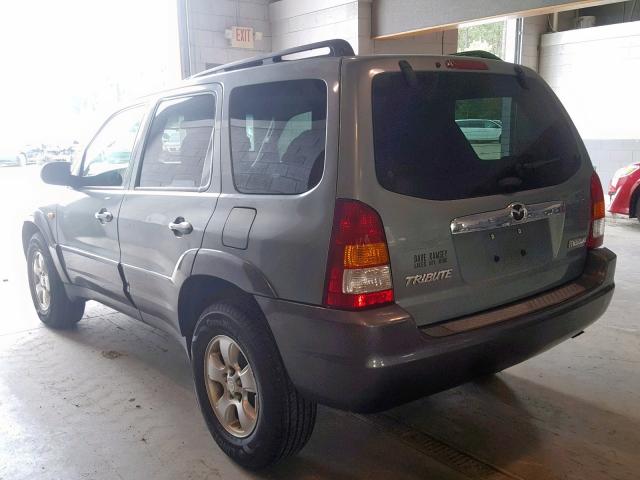 4F2CZ04124KM31360 - 2004 MAZDA TRIBUTE LX GREEN photo 3