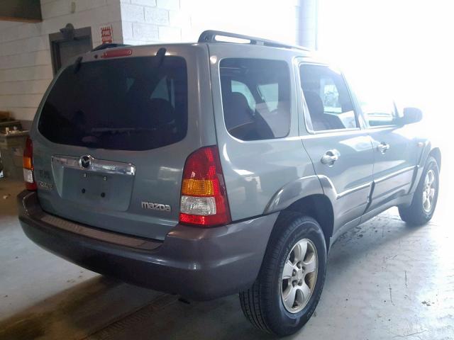 4F2CZ04124KM31360 - 2004 MAZDA TRIBUTE LX GREEN photo 4