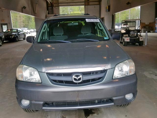 4F2CZ04124KM31360 - 2004 MAZDA TRIBUTE LX GREEN photo 9