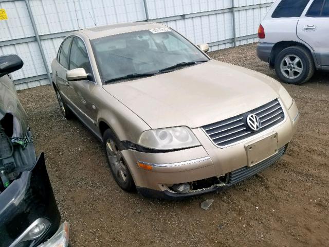 WVWTH63B32P031369 - 2002 VOLKSWAGEN PASSAT GLX GOLD photo 1