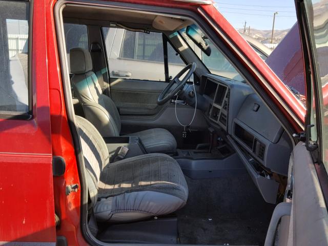 1J4FJ58S3NL227693 - 1992 JEEP CHEROKEE L RED photo 5