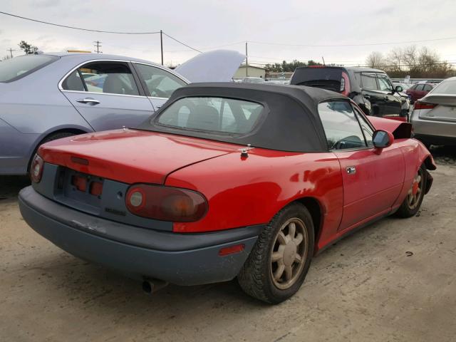 JM1NA3515P0407134 - 1993 MAZDA MX-5 MIATA RED photo 4