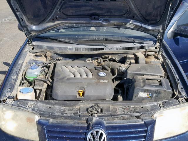 3VWRK69M53M101415 - 2003 VOLKSWAGEN JETTA GL BLUE photo 7