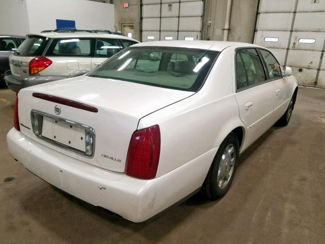 1G6KD54Y82U239126 - 2002 CADILLAC DEVILLE WHITE photo 4