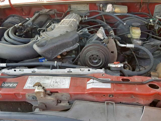 1FMCU14T4JUD96810 - 1988 FORD BRONCO II RED photo 7