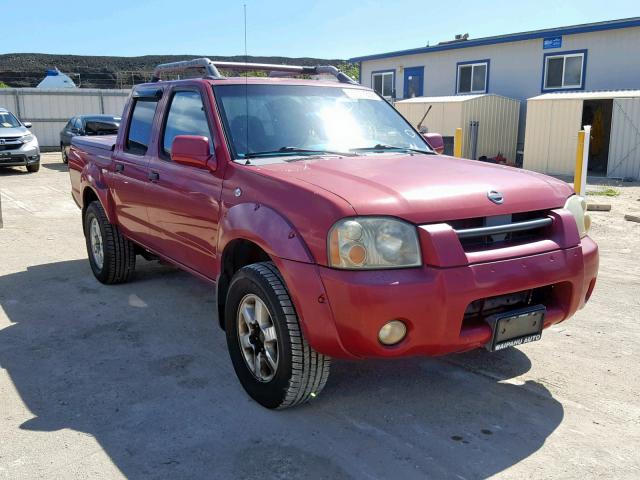 1N6ED27T83C466376 - 2003 NISSAN FRONTIER C RED photo 1