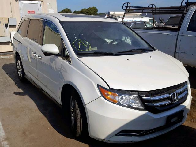 5FNRL5H64FB065657 - 2015 HONDA ODYSSEY EX WHITE photo 1