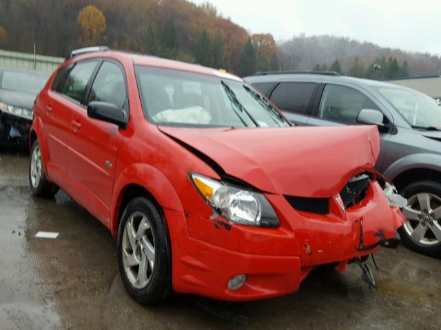 5Y2SL62844Z417242 - 2004 PONTIAC VIBE RED photo 1