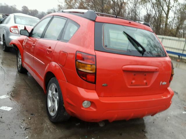 5Y2SL62844Z417242 - 2004 PONTIAC VIBE RED photo 3