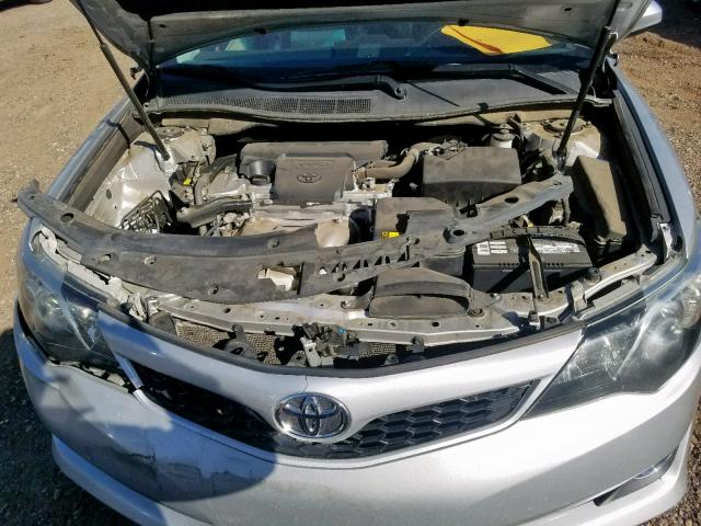 4T1BF1FK9CU120779 - 2012 TOYOTA CAMRY BASE SILVER photo 7