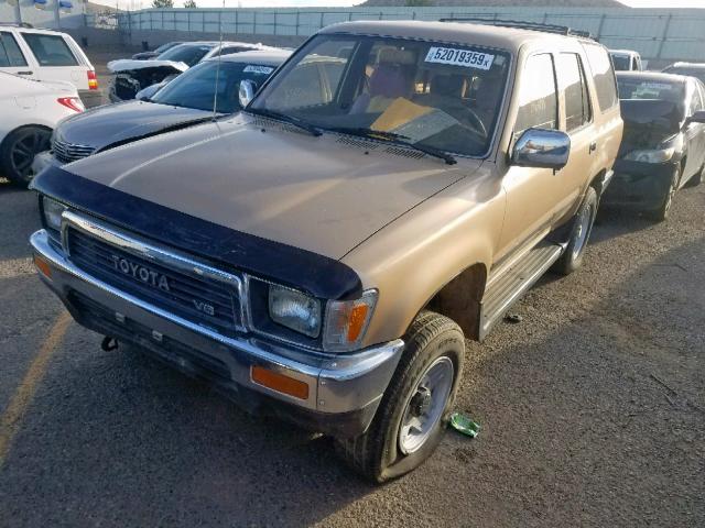 JT3VN39WXM0056120 - 1991 TOYOTA 4RUNNER VN BROWN photo 2