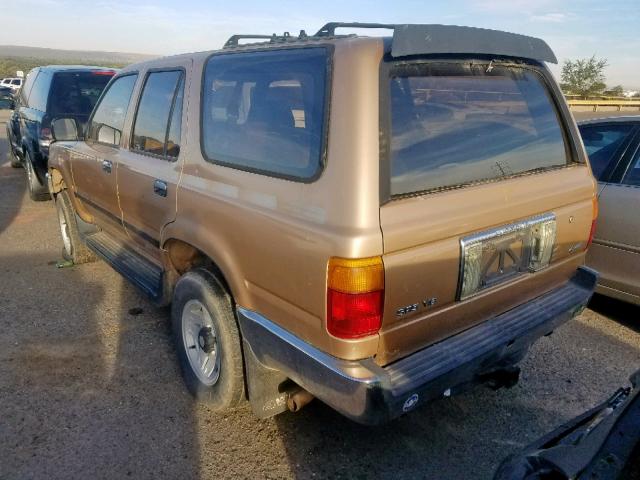 JT3VN39WXM0056120 - 1991 TOYOTA 4RUNNER VN BROWN photo 3