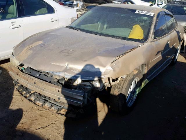 1G2WP52K71F265857 - 2001 PONTIAC GRAND PRIX GOLD photo 2