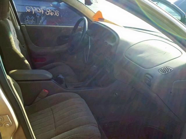 1G2WP52K71F265857 - 2001 PONTIAC GRAND PRIX GOLD photo 5