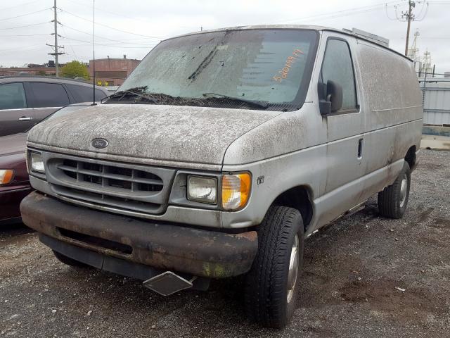 1FTSE34L71HB07601 - 2001 FORD ECONOLINE SILVER photo 2