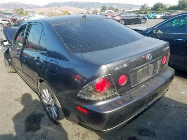 JTHBD192820035281 - 2002 LEXUS IS 300 BLACK photo 3