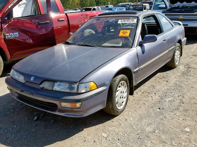 JH4DA9357NS034344 - 1992 ACURA INTEGRA LS GRAY photo 2