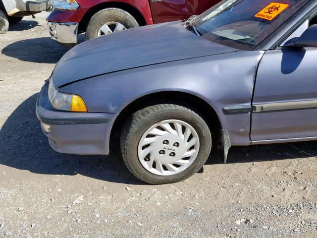 JH4DA9357NS034344 - 1992 ACURA INTEGRA LS GRAY photo 9