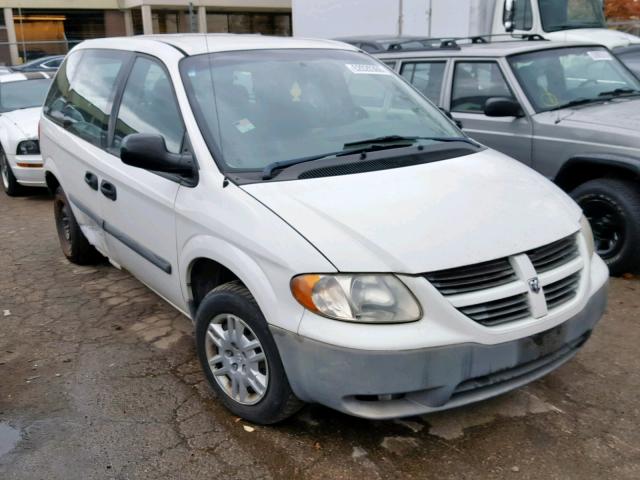 1D4GP25B17B228526 - 2007 DODGE CARAVAN SE WHITE photo 1