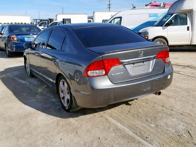 2HGFA1F60AH312441 - 2010 HONDA CIVIC LX-S Grafit foto 3