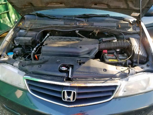 5FNRL18683B016613 - 2003 HONDA ODYSSEY EX GREEN photo 7