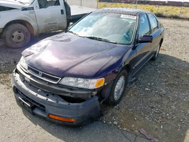 1HGCD5609VA153551 - 1997 HONDA ACCORD SE PURPLE photo 2