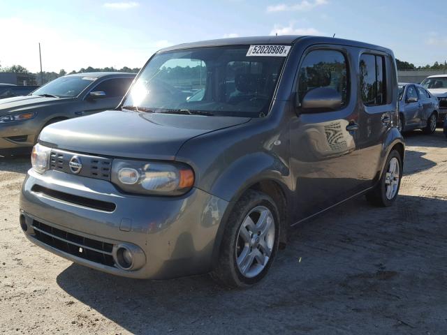 JN8AZ2KR6AT164732 - 2010 NISSAN CUBE BASE GRAY photo 2