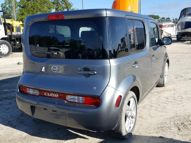 JN8AZ2KR6AT164732 - 2010 NISSAN CUBE BASE GRAY photo 4