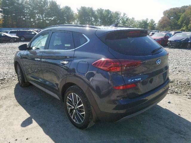 KM8J3CAL0KU009441 - 2019 HYUNDAI TUCSON LIM BLACK photo 3