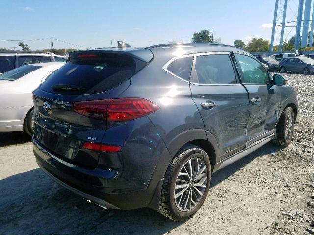 KM8J3CAL0KU009441 - 2019 HYUNDAI TUCSON LIM BLACK photo 4