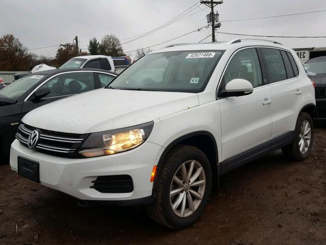 WVGSV7AXXHW507734 - 2017 VOLKSWAGEN TIGUAN WOL WHITE photo 2