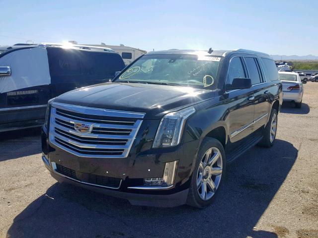 1GYS3HKJ5FR220964 - 2015 CADILLAC ESCALADE E BLACK photo 2