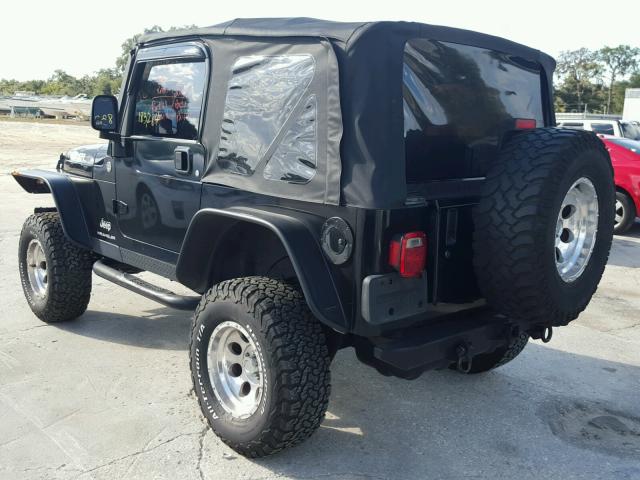 1J4FA291X6P755276 - 2006 JEEP WRANGLER / BLACK photo 3