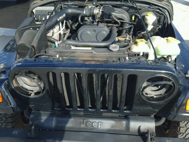 1J4FA291X6P755276 - 2006 JEEP WRANGLER / BLACK photo 7