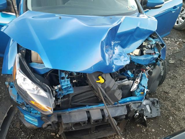 1FADP3J25EL275079 - 2014 FORD FOCUS TITA BLUE photo 7