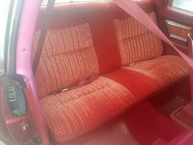 2H37W92505573 - 1979 PONTIAC GRAND PRIX Бордовый фото 6