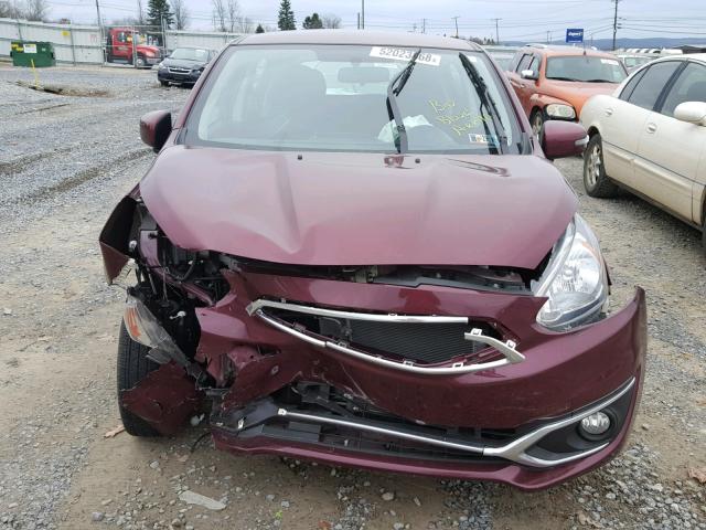 ML32A4HJ3JH002468 - 2018 MITSUBISHI MIRAGE SE PURPLE photo 7