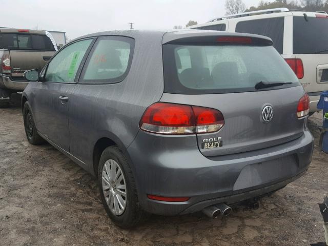 WVWAA7AJ5BW154673 - 2011 VOLKSWAGEN GOLF 灰色 照片 3