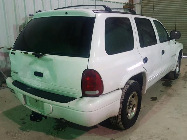 1B4HR28Z9XF518345 - 1999 DODGE DURANGO WHITE photo 4