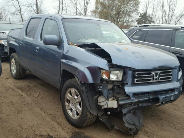 2HJYK16548H505306 - 2008 HONDA RIDGELINE BLUE photo 1