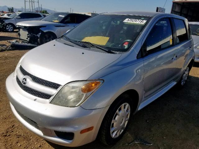 JTKKT624X60146846 - 2006 TOYOTA SCION XA SILVER photo 2