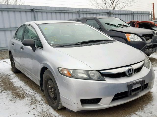 2HGFA16259H105231 - 2009 HONDA CIVIC DX SILVER photo 1