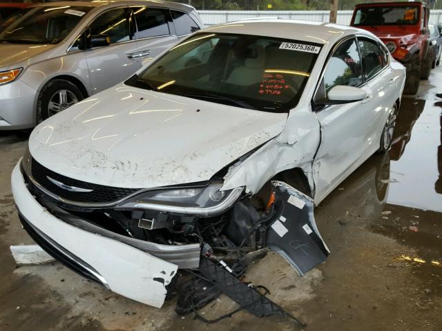 1C3CCCAB8FN724086 - 2015 CHRYSLER 200 LIMITE WHITE photo 2