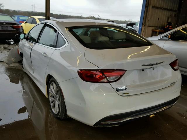 1C3CCCAB8FN724086 - 2015 CHRYSLER 200 LIMITE WHITE photo 3