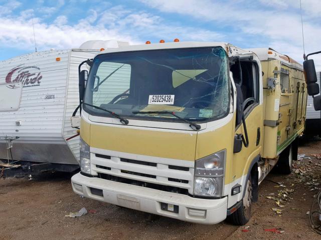 54DC4W1C2CS805578 - 2012 ISUZU NPR HD YELLOW photo 2