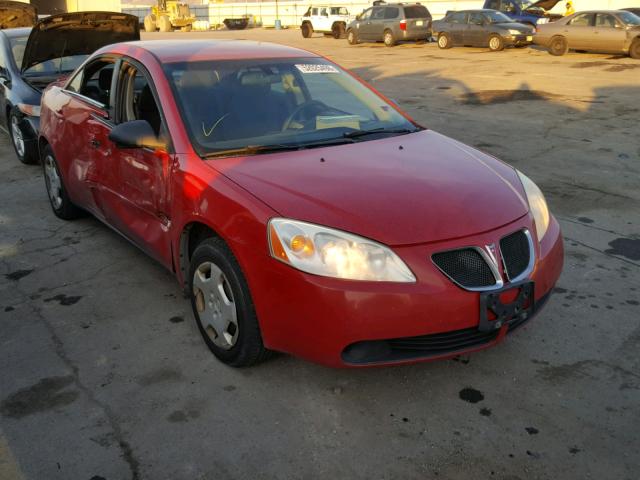 1G2ZF55B464267855 - 2006 PONTIAC G6 SE RED photo 1